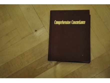 COMPRENHSIVE BIBLE CONCORDANCE engleski recnik bib.reci