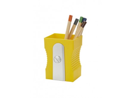 Čaša za olovke - Sharpener, Yellow