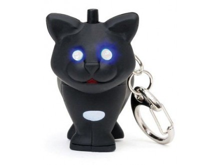 Cat Led Keychain