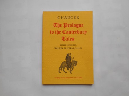 Chaucer -The prologgue to the Canterbury tales, ENG