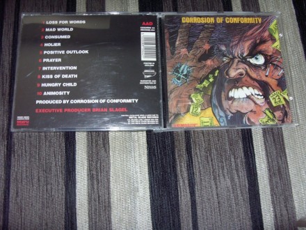 Corrosion Of Conformity ‎– Animosity CD Metal Blade UK