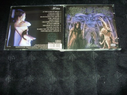 Cradle Of Filth – Midian CD Sony Koch USA 2000.