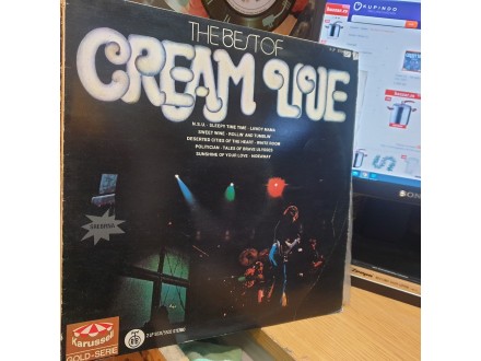 Cream (2) ‎– The Best Of Cream Live, 2 x LP