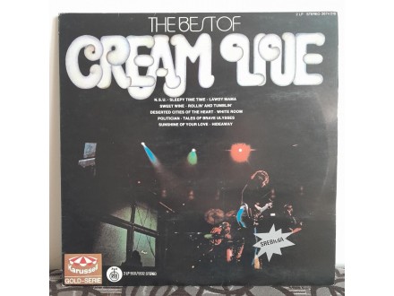 Cream – The Best Of Cream Live LP YUGOSLAVIA EX