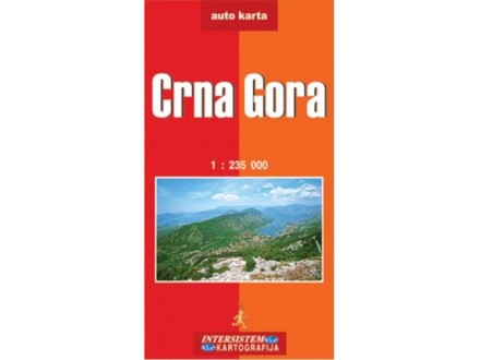 Crna Gora - auto karta - Više Autora