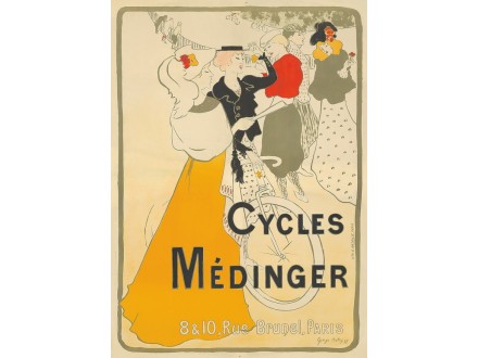 Cycles  Medinger (1901)  reprodukcija A3