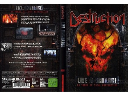 DESTRUCTION - LIVE DISCHARGE CD+DVD