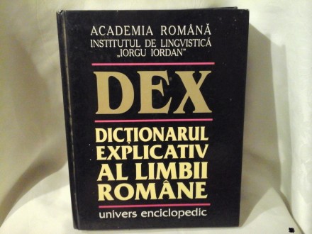 DEX dictionarul explecitiv al limbii romane