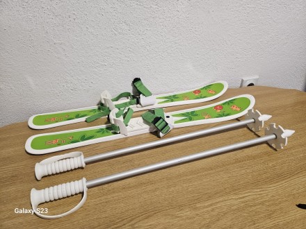 Decije plasticne skije sa stapovima za ucenje 70cm