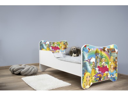 Dečiji krevet Happy Kitty - Princesses 140x70