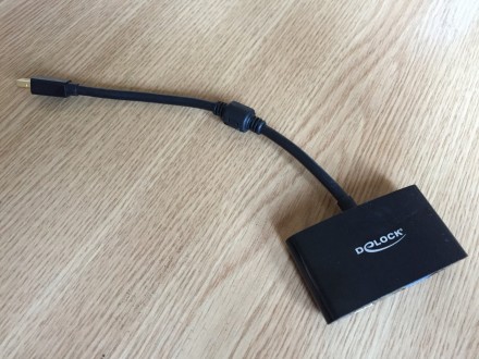 Delock Adapter mini DisplayPort male to HDMI / VGA