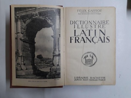 Dictionnaire Illustre Latin Francais, Felix Gaffiot