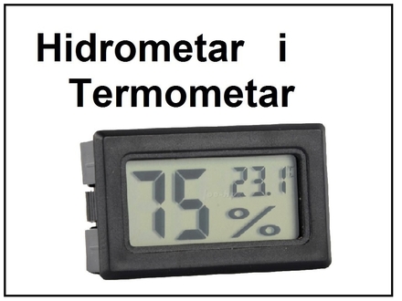 Digitalni hidrometar i termometar
