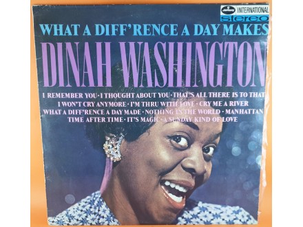 Dinah Washington ‎– What A Diff`rence A Day Makes, LP