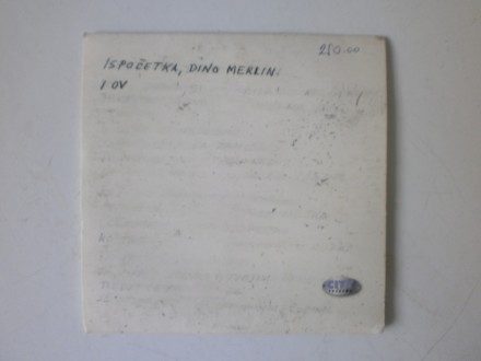 Dino Merlin ispocetka CD