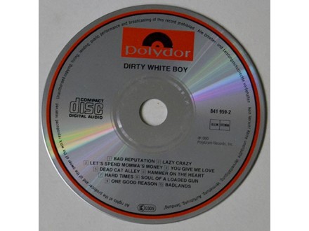 Dirty White Boy - Bad Reputation (samo CD)