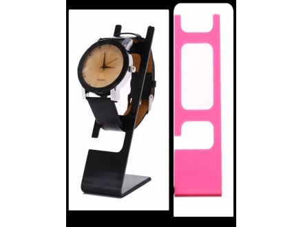 Držač za izlaganje satova u roze boji