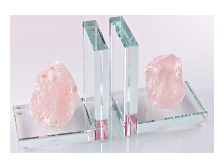 Držač za knjige - Estella Pink, Stone &; Glass - Estella