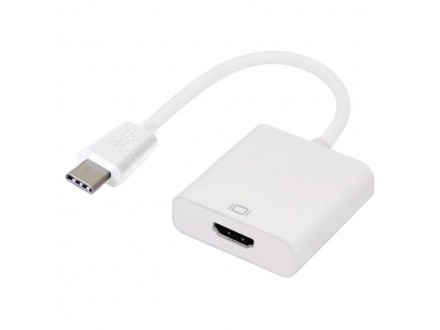 E-green Adapter USB 3.1 tip C (M) - HDMI (F) beli