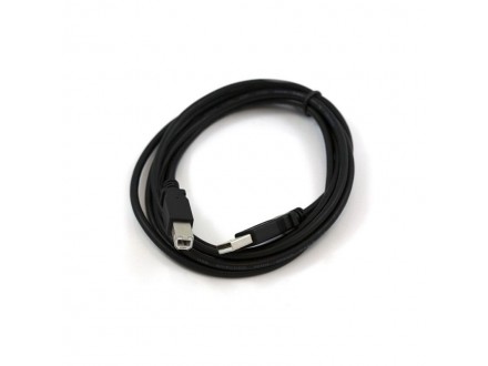 E-green Kabl USB A - USB B M/M 1.8m crni (full bakar) Premium