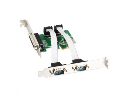 E-green PCI Express kontroler 2xSerial + 1 Parallel