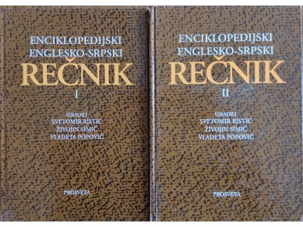 ENCIKLOPEDIJSKI ENGLESKO-SRPSKI REČNIK, 1-2, Bgd, 2007.