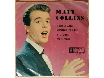 EP MATT COLLINS - En Ecoutant La Pluie (1964) VG