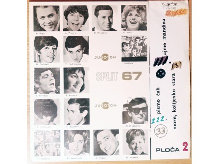 EP V/A - Split 67, ploča 2 (`67) Trubaduri, Vice, MINT