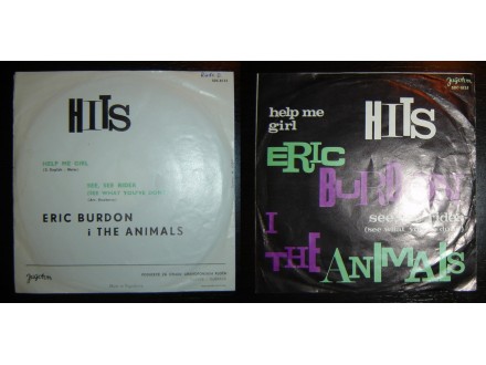 ERIC BURDON i THE ANIMALS - Help Me Girl (singl)licenca