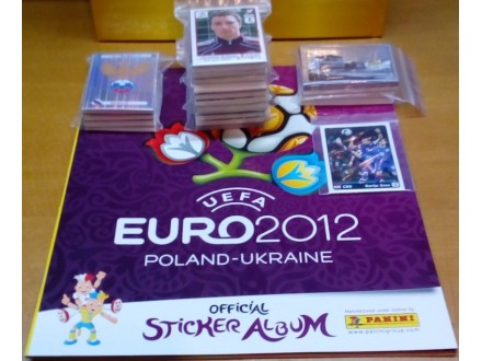 EURO 2012 kompletan set sličica + album PANINI