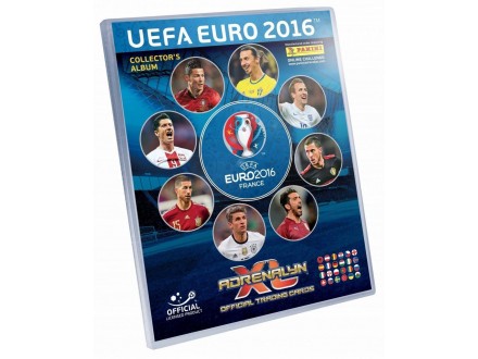 EURO 2016 Francuska ADRENALYN XL set kartica + binder