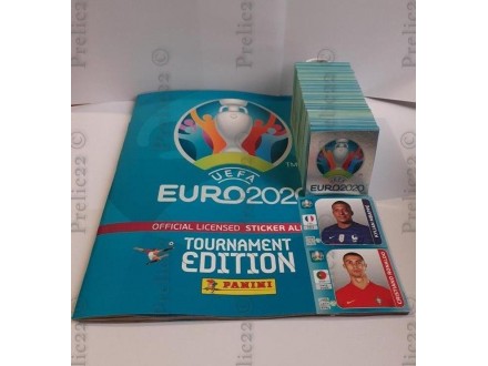 EURO 2020 Tournament set sličica + album