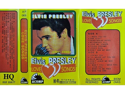 Elvis Presley – Love Songs, AK, Poland