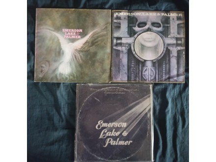 Emerson Lake Palmer x 3 LP