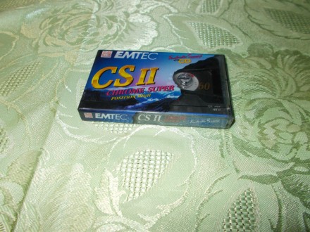 Emtec CS II - Chrome Super audio kaseta - NOVO