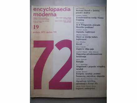 Encyclopedia moderna broj 19/72