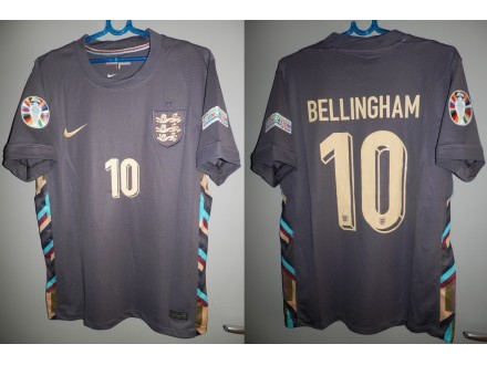 Engleska dres (EURO 2024) Bellingham 10 Away England