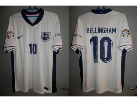 Engleska dres (EURO 2024) Jude Bellingham 10 England