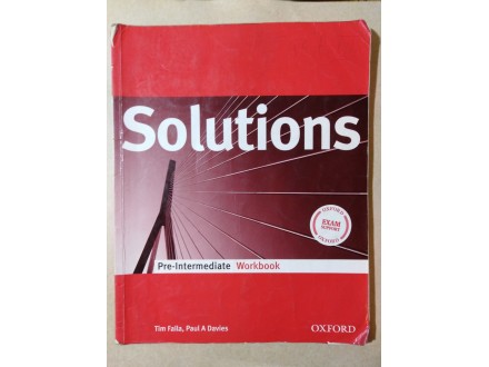 Engleski za 1 Solutions Pre-Intermediate, Workbook