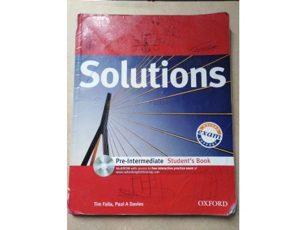 Engleski za 2 Solutions Pre-Intermediate, Student. Book
