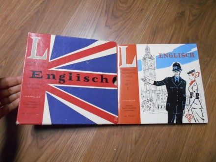 Englisch-Engleski kurs na ploči i u knjigama na nemačko