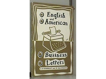 English & American Business Letters Eckersley Kaufman