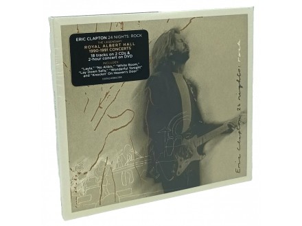 Eric Clapton - 24 Nights Rock 2 CD i DVD, Novo