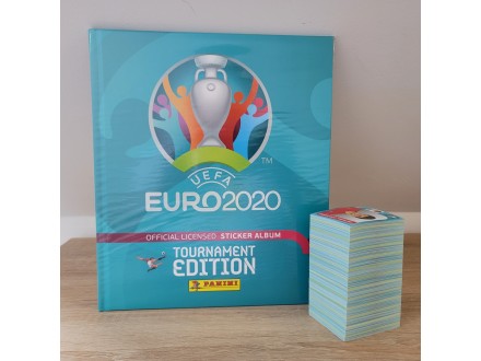 Euro 2020 set i album sa tvrdim albumom glanc
