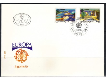 Europa CEPT 1987.,FDC