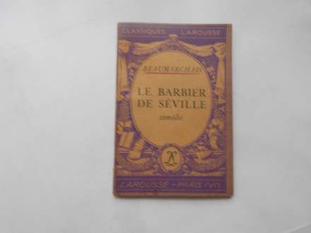 FRA - Le Barbier de Seville, Beaumarchais