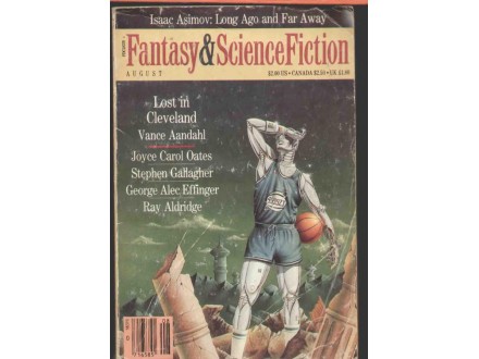 Fantasy and science fiction magazine august 1989
