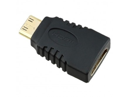 Fast Asia Adapter Mini HDMI (M) - HDMI (F) crni