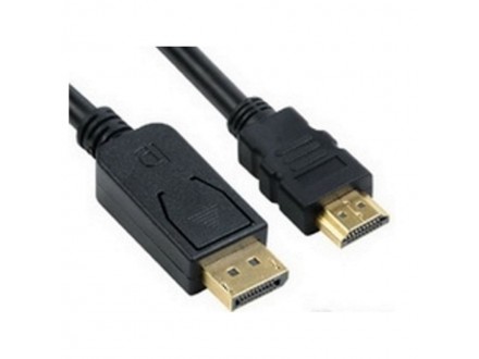 Fast Asia Kabl DisplayPort (M) - HDMI (M) 1.8m crni