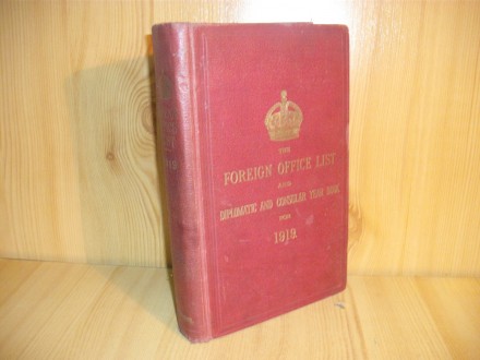 Foreign office list 1919.